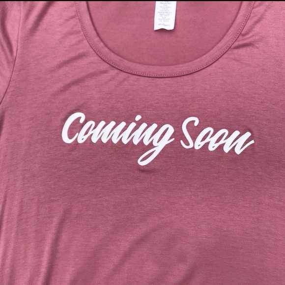 Maternity pink blouse new size L - Picture 4 of 6